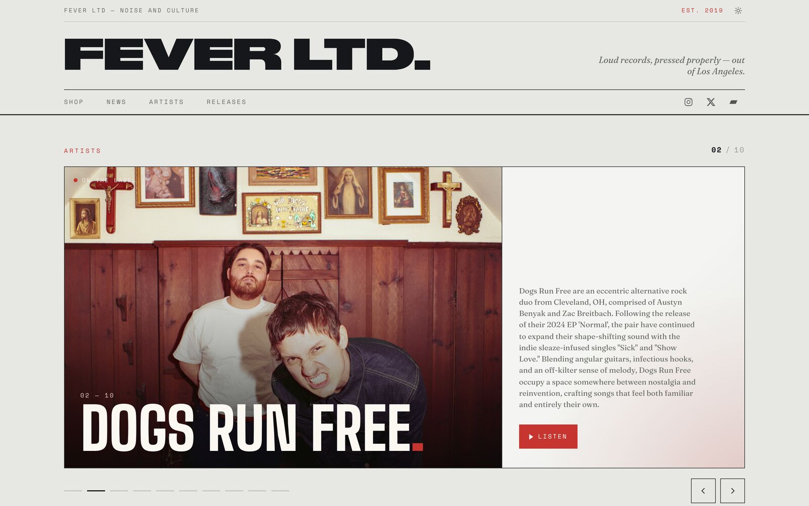 Fever Ltd — screenshot